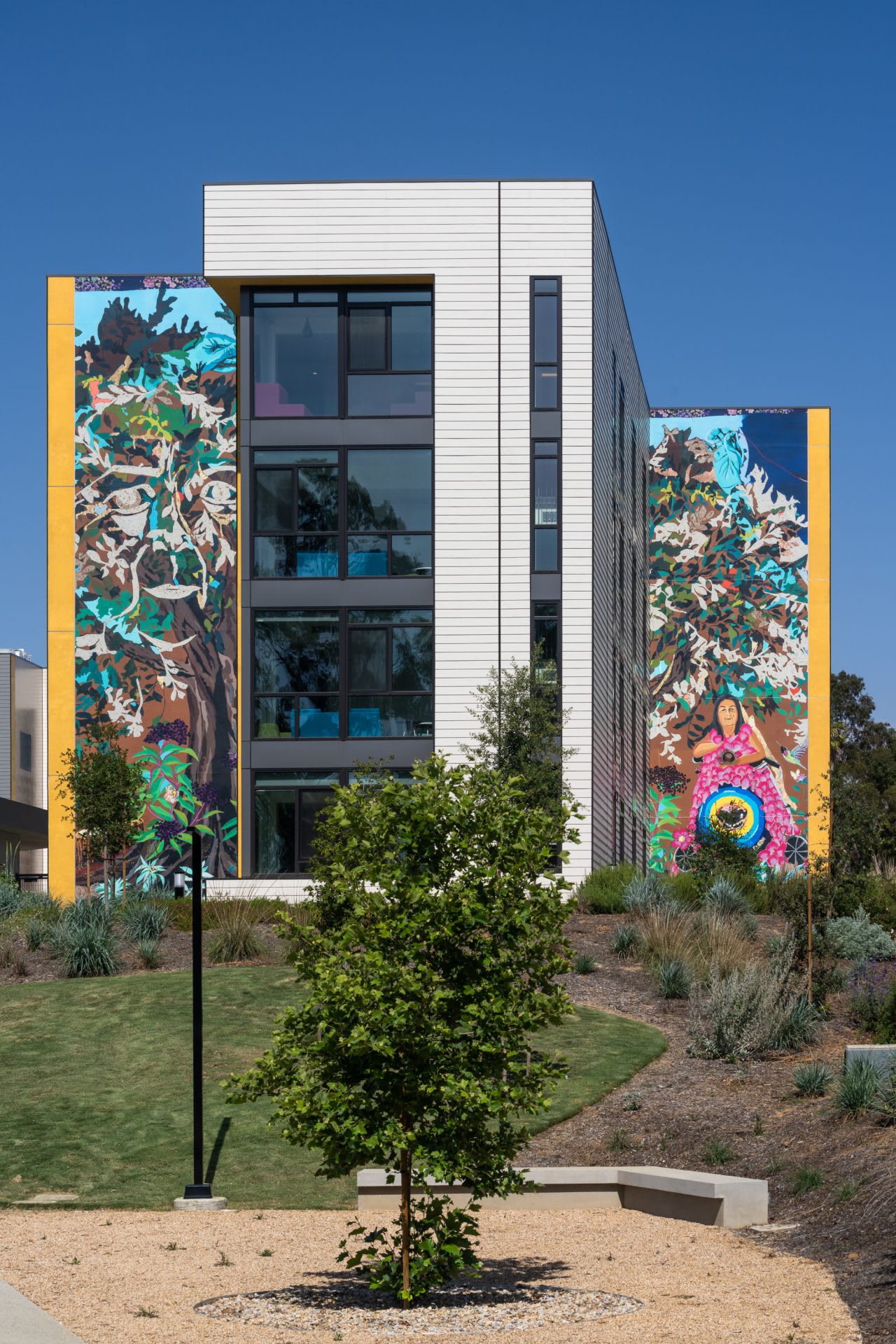 CSU Dominguez Hills University Housing Complex Murals ~ iris yirei hu