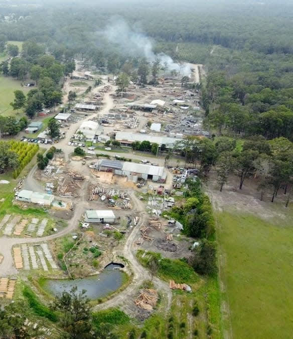 Euc. spp. ironwood timber mill near Taree sydney australia - environmental