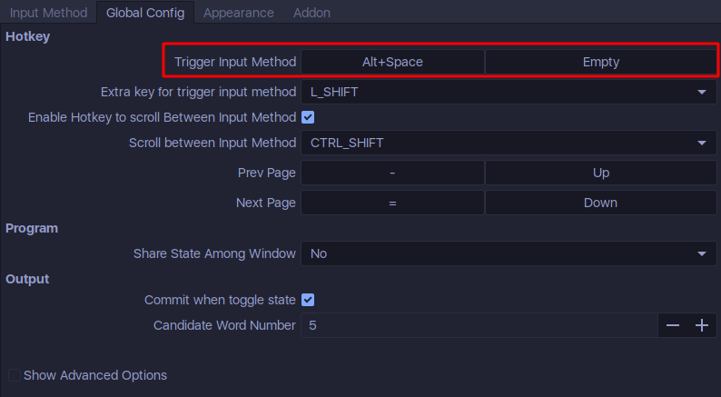 Fcitx Config Tool