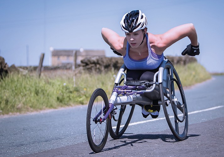 hannah cockroft in training
