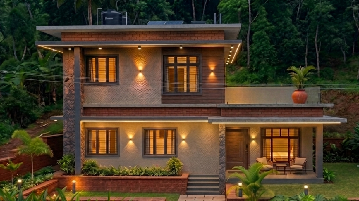 Contemporary Earth & Light: A Modern Tropical Residence