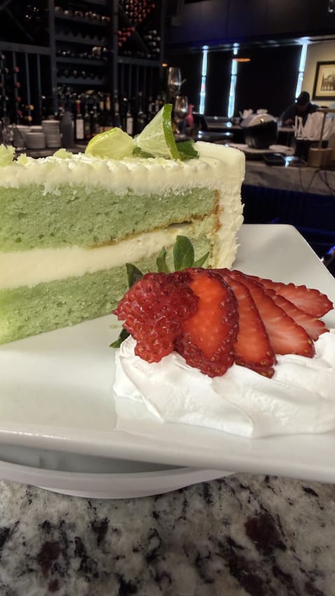 Lime Matcha cake