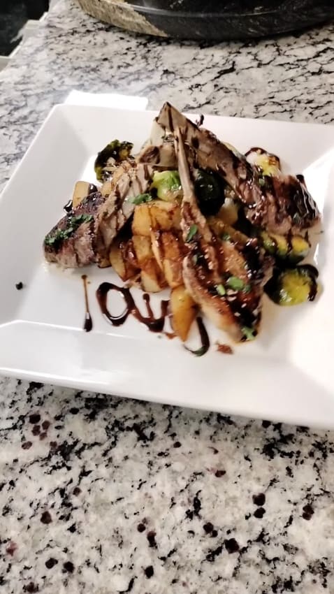 Lamb Chops Balsamic Glaze