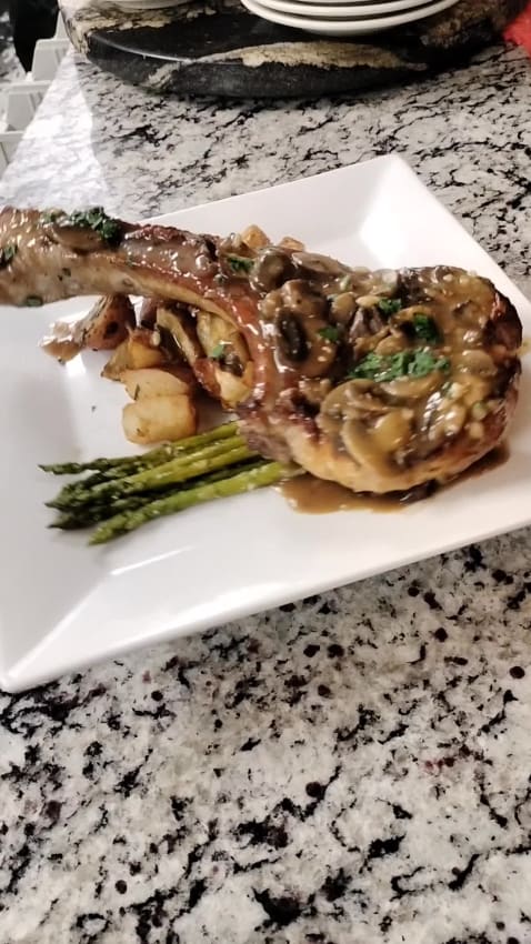 Pork Chop Marsala