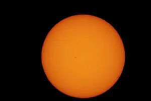 telescope photo of the sun