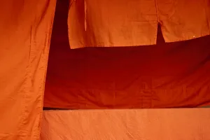 monk's robes hanging to dry