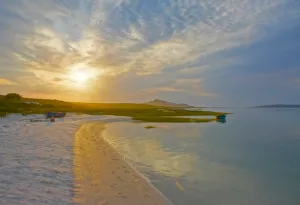 lagoon sunset in South Africa