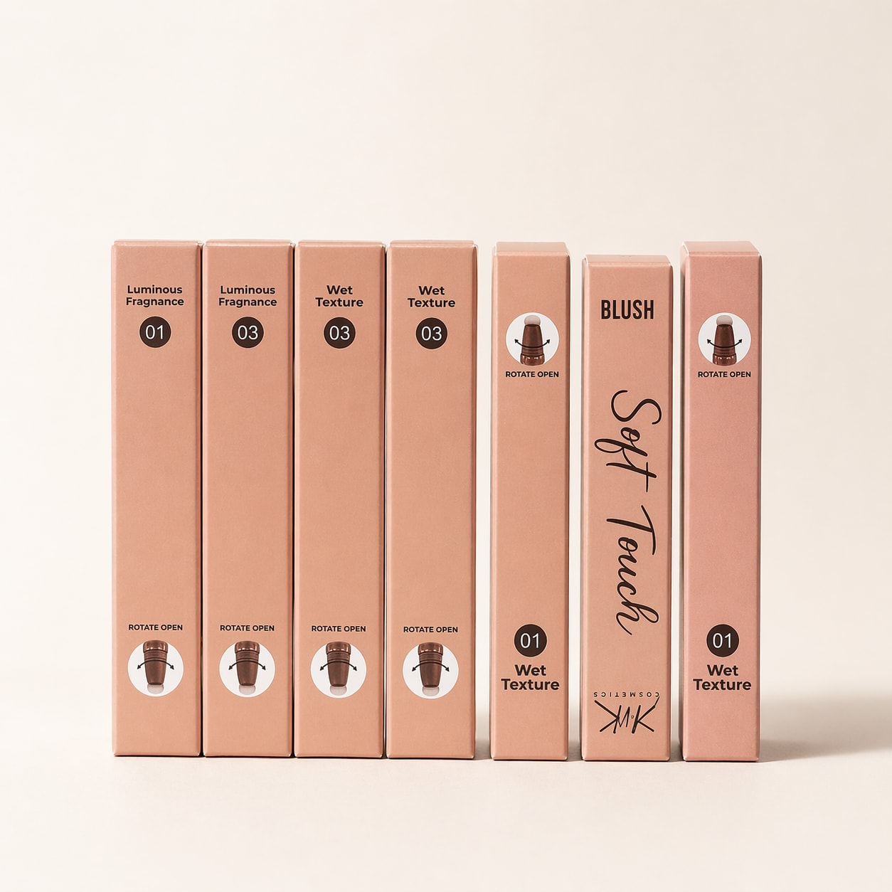 MiK Cosmetics Soft Touch Blush - Shades 01 / 03