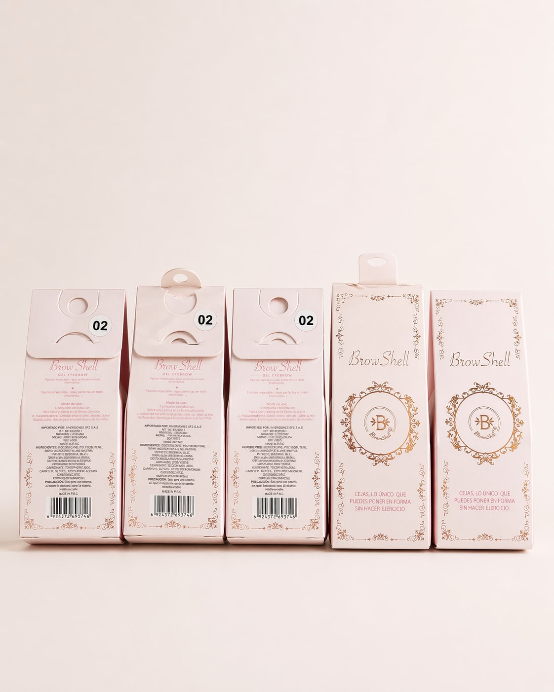 Bloomshell Gel Eyebrow + Brow Shell - Shade 02