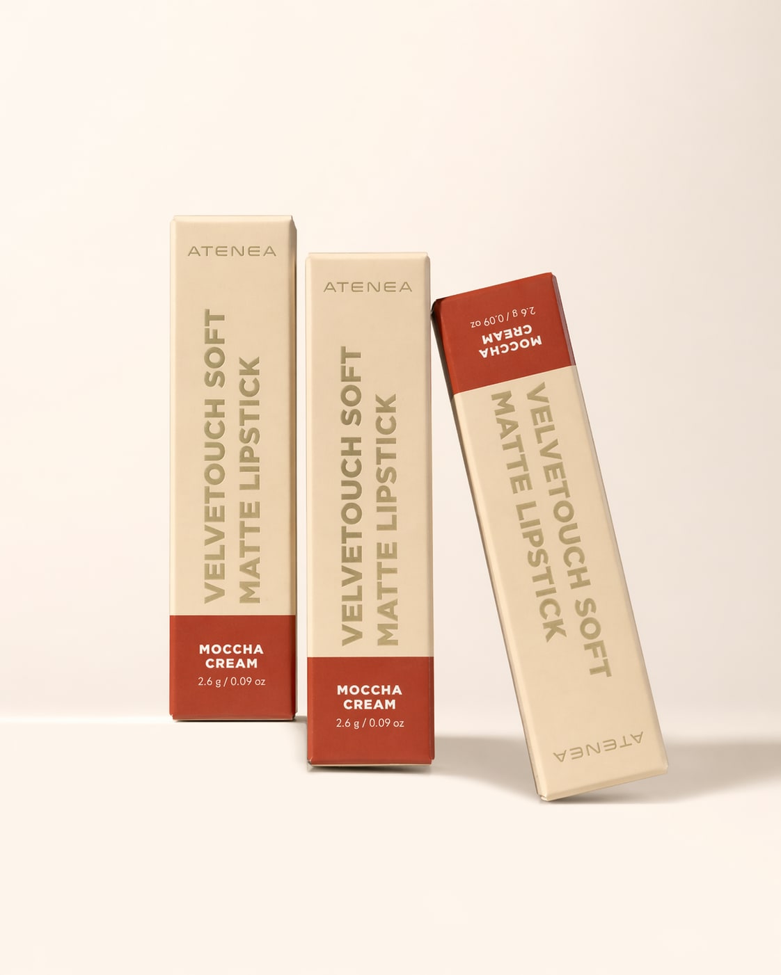 Atenea Velvetouch Soft Matte Lipstick - Mocha Cream