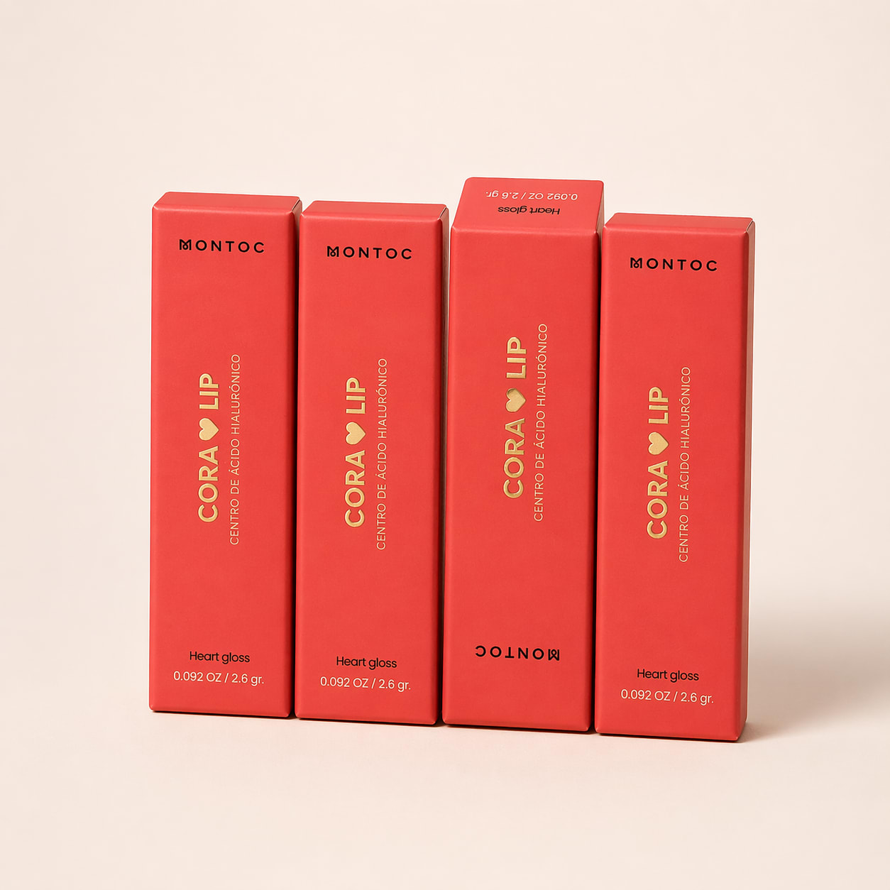 Montoc Cora Heart Lip Gloss - Assorted