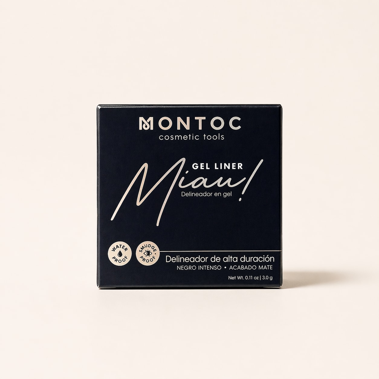 Montoc Miau! Gel Liner - Negro Intenso (Black)