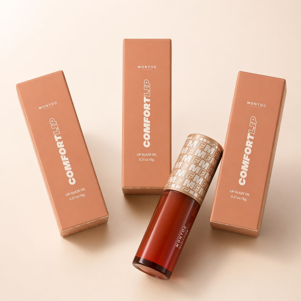 Montoc ComfortLip Lip Glaze Oil - Amber Terracotta