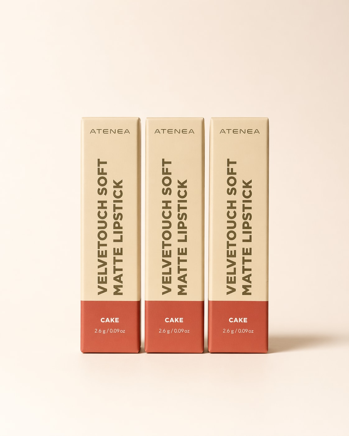 Atenea Velvetouch Soft Matte Lipstick - Cake