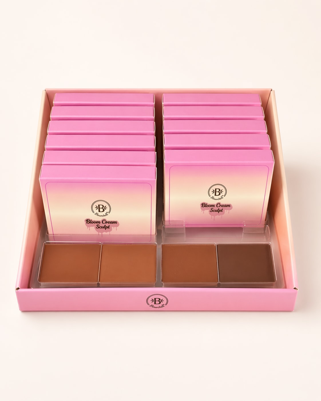 Bloomshell Bloom Cream Sculpt Palette - Warm Contour