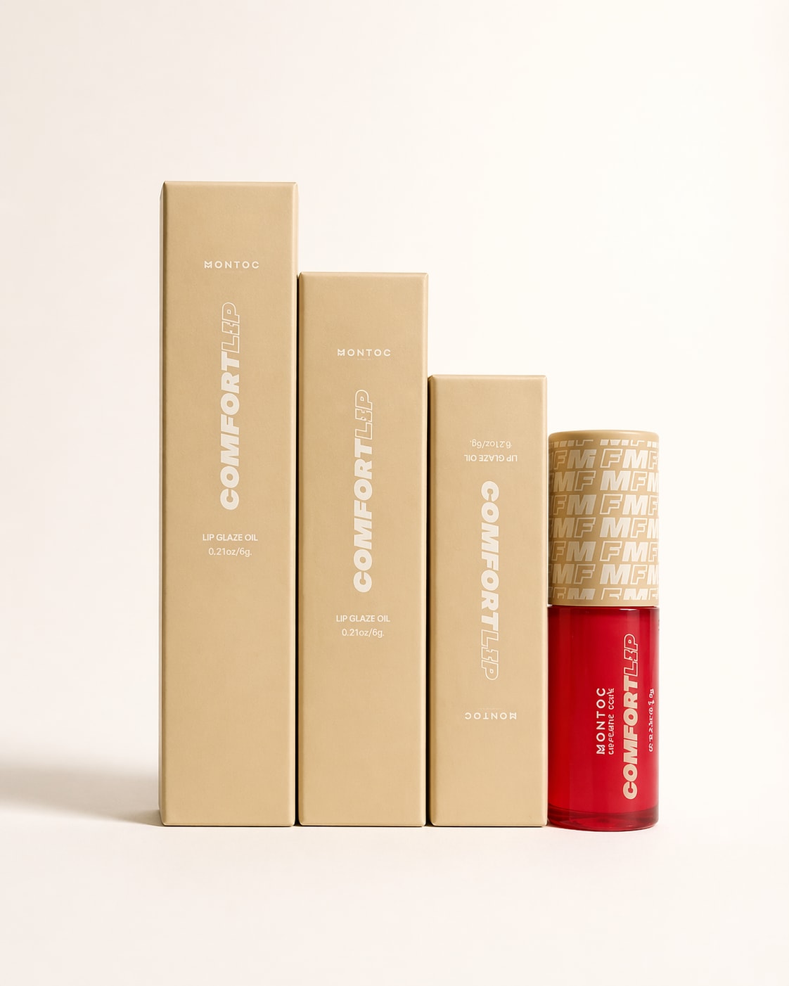 Montoc Comfort Lip Glaze Oil - Berry Red
