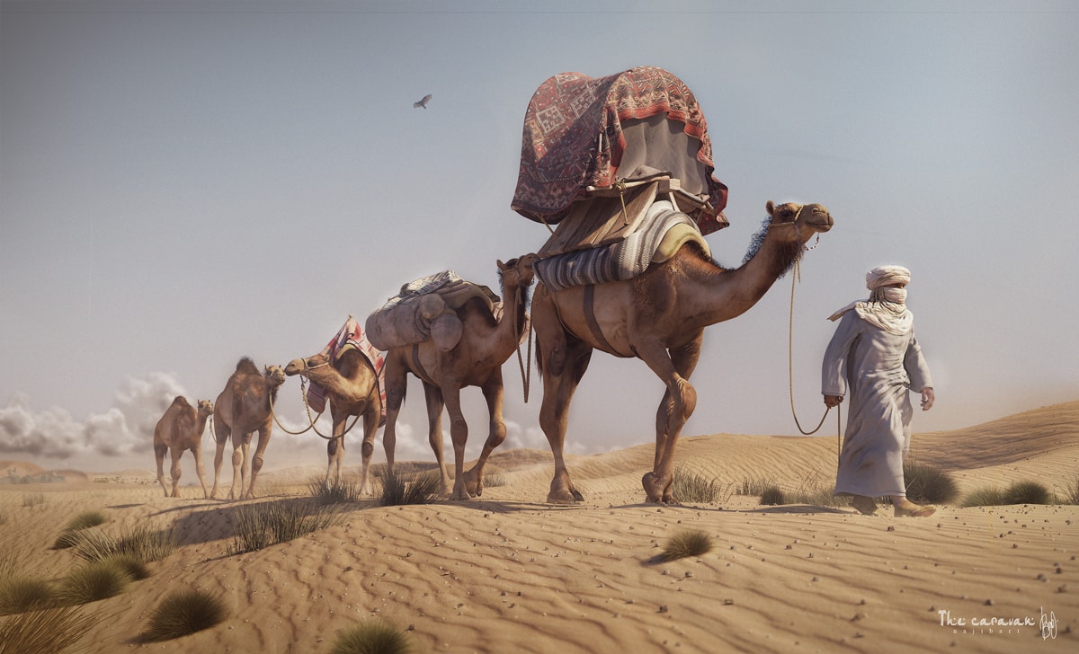 The caravan by najib bernoussi