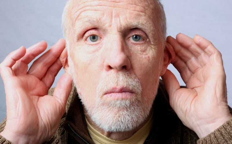 a deaf person