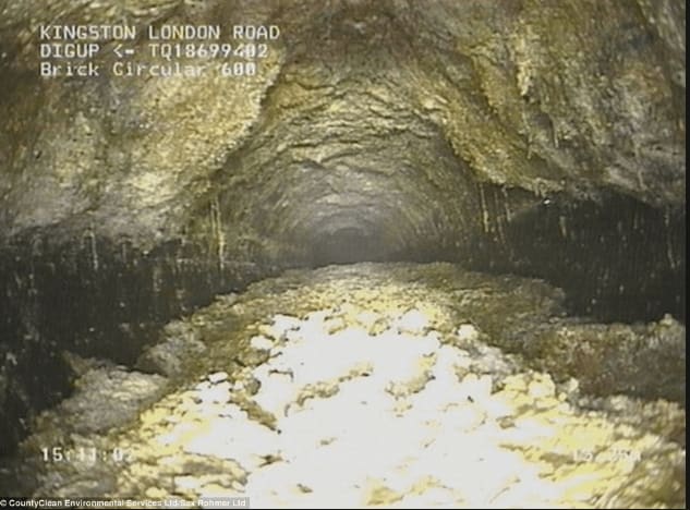 Now that’s what you call a blocked drain