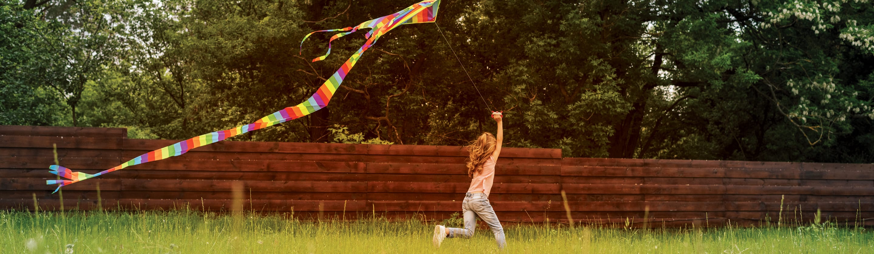 girl with kite