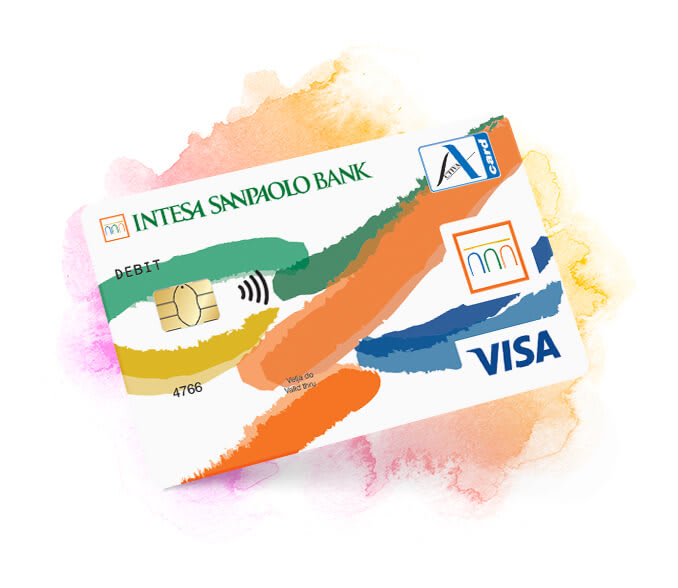 The image shows a debit card Activa Visa Inspire.