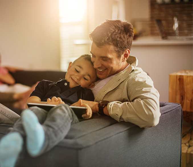 saving father son tablet