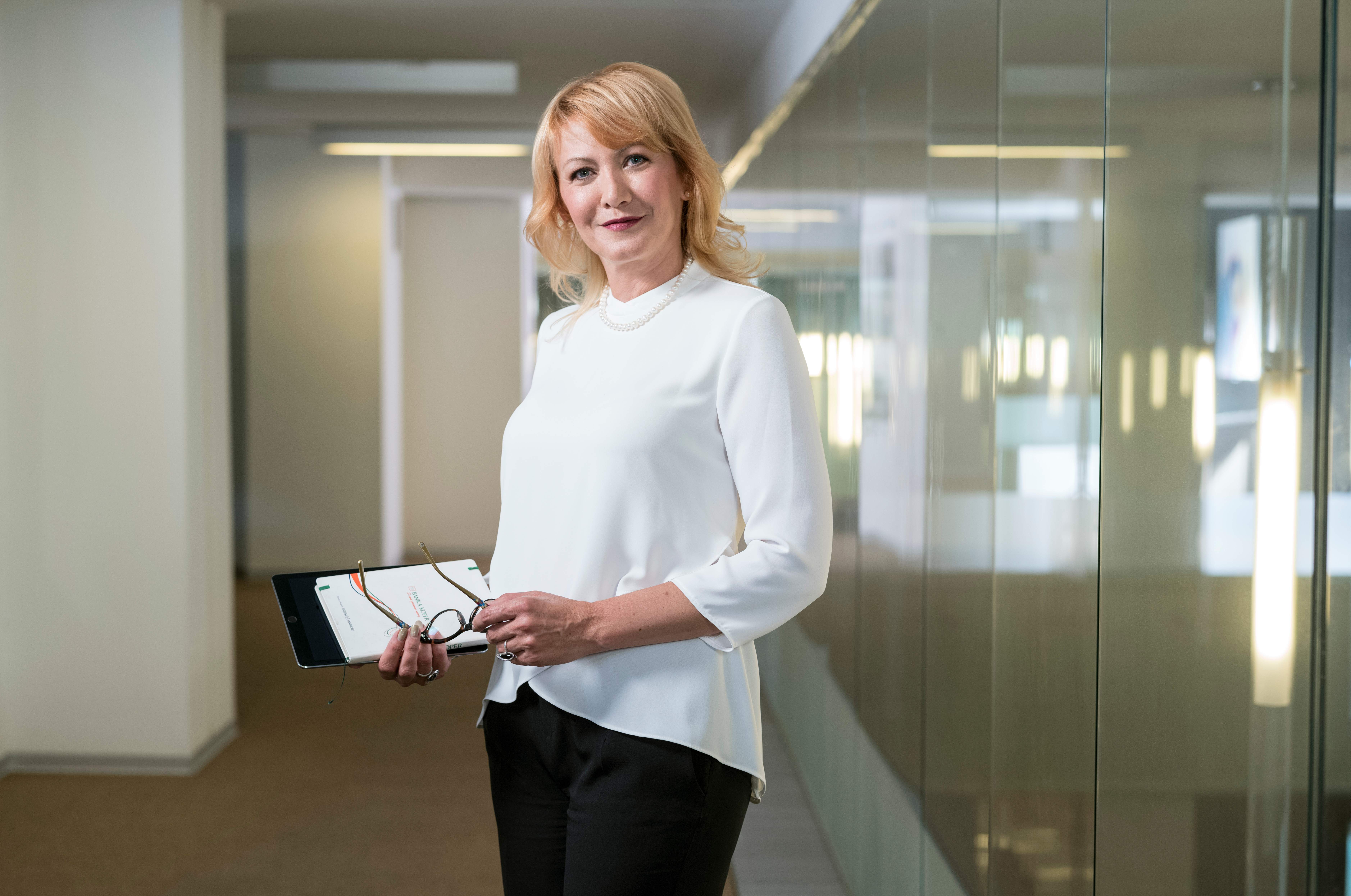 Irena Džaković, članica uprave, odgovorna za področje upravljanja s tveganji