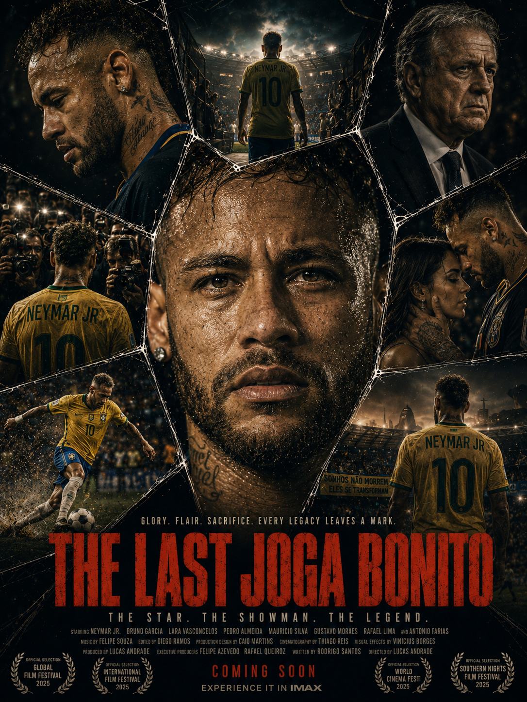 Póster Cinematográfico de Thriller Futbolístico Oscuro — Image 2 (3:4)