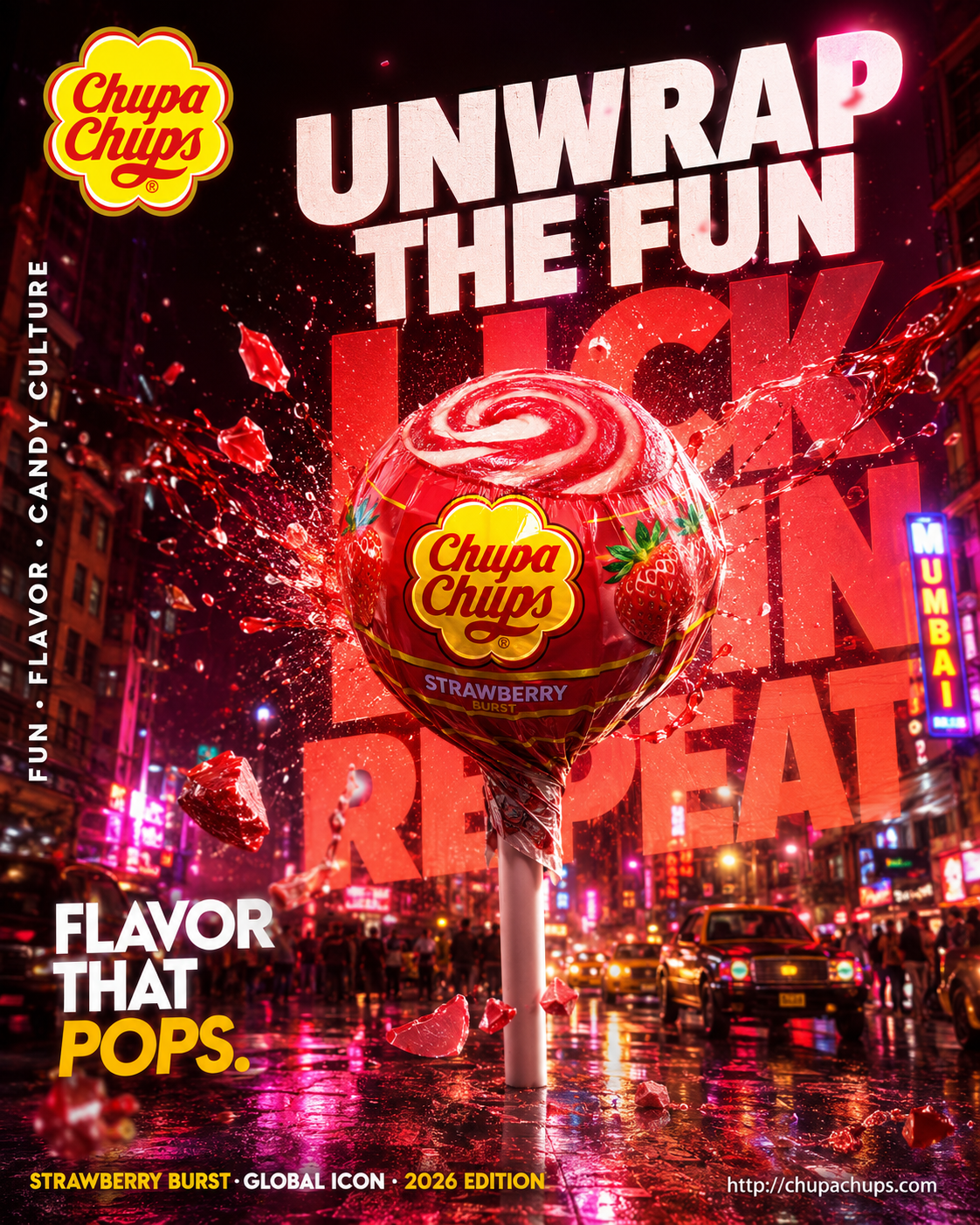 Póster Publicitario Cinematográfico de Chupa Chups India — Image 2 (3:4)