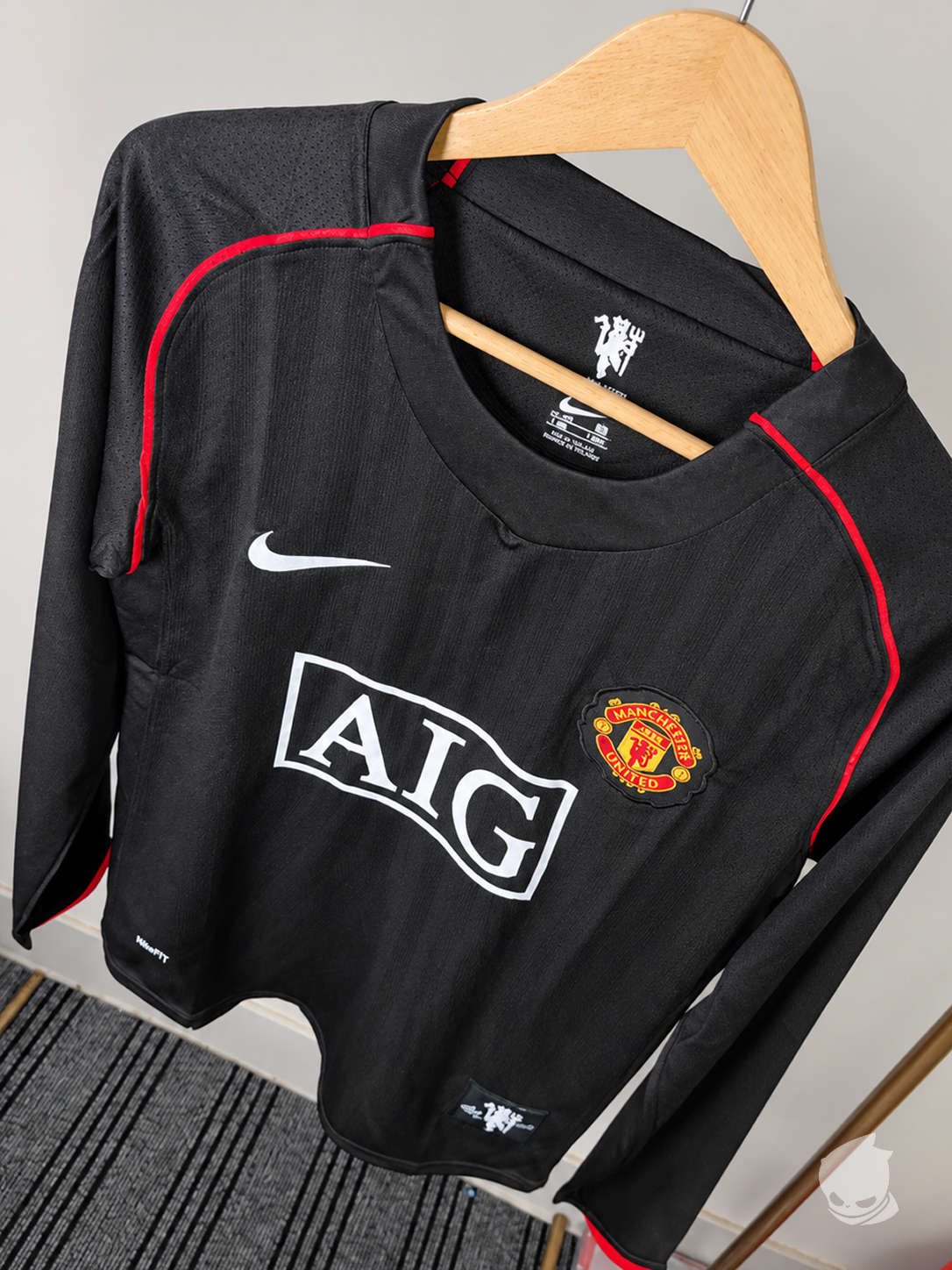 Manchester United Away 2007-08 Full Sleeve Retro