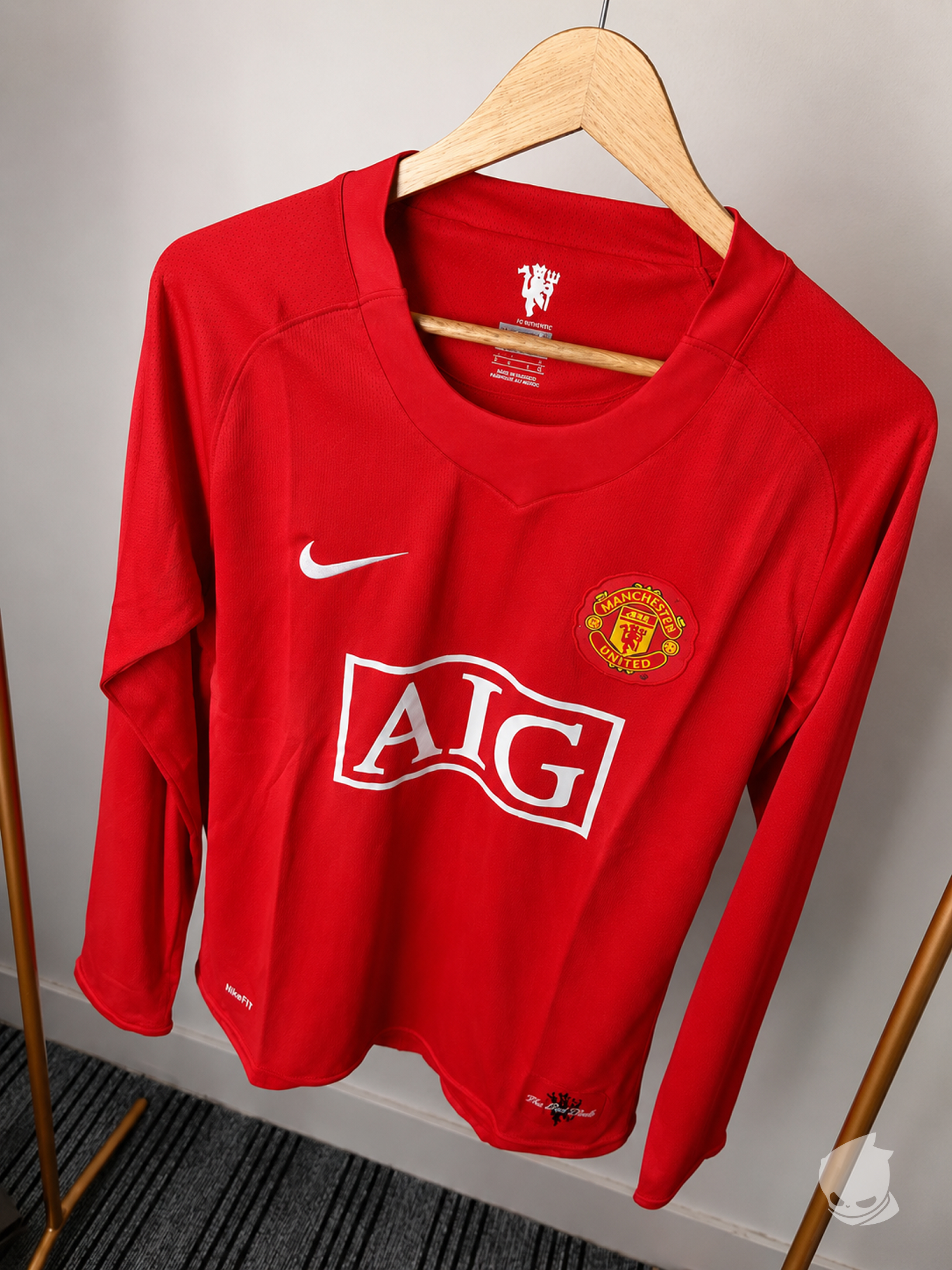 Manchester United Home 2007-08 Full Sleeve Retro