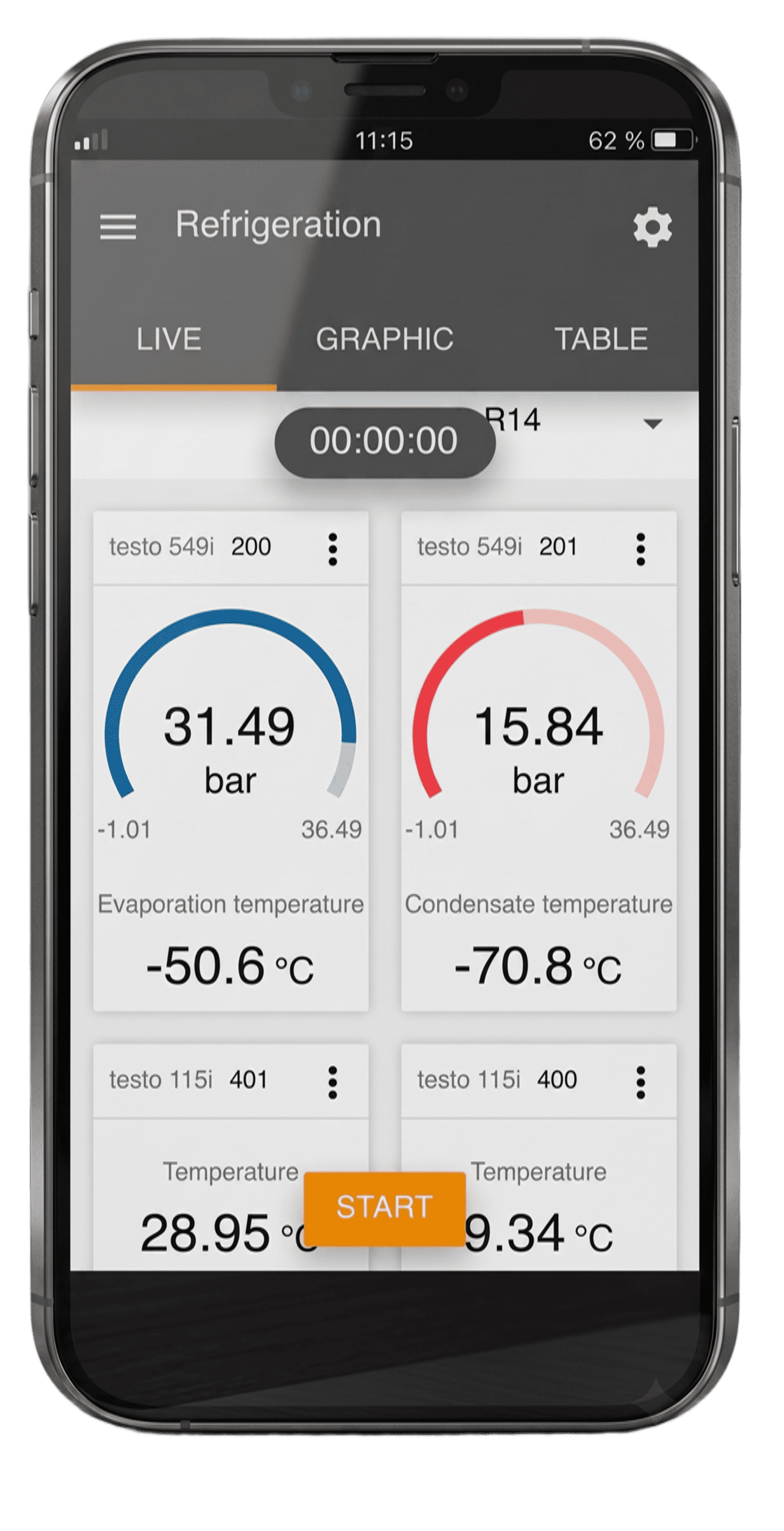 Tecnologia Smart App Testo