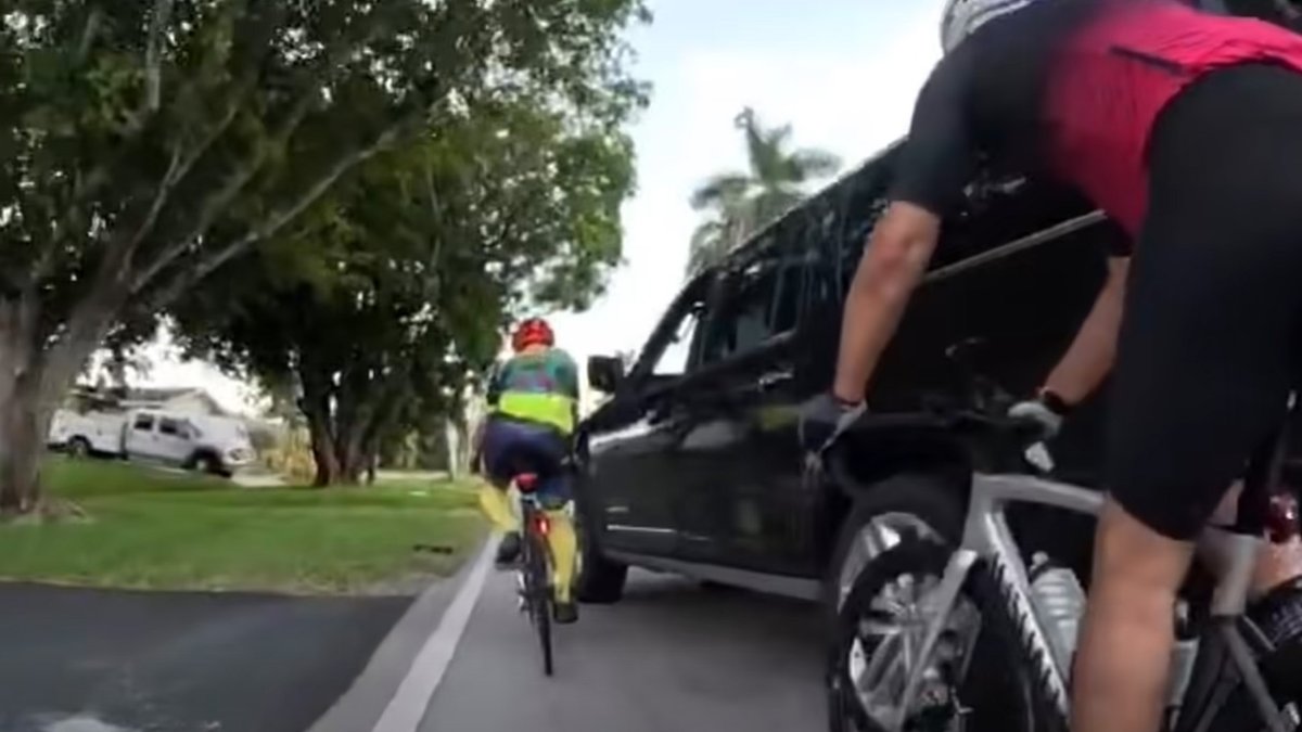 Florida cyclists clash with SUV gunfire erupts Florida cyclists clash with SUV gunfire erupts - cyclists clash