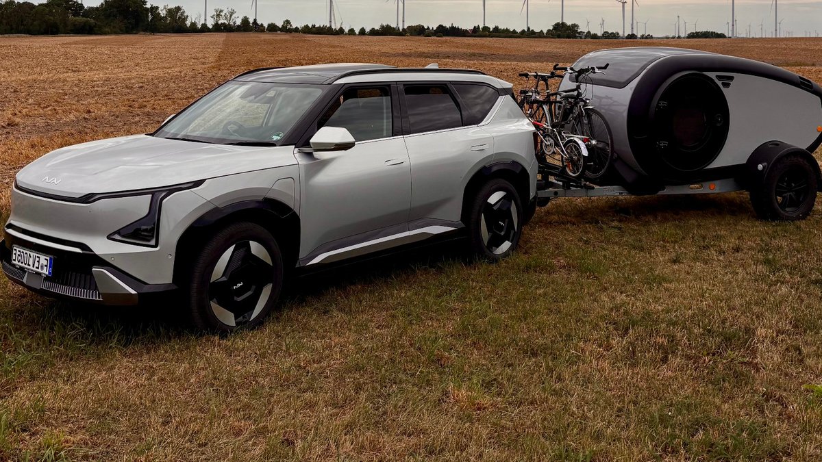 Kia EV5 Doubles as Portable Camping Power Source Kia EV5 Doubles as Portable Camping Power Source - kia ev5