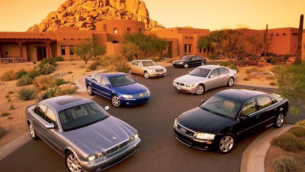 Audi A8L Leads 2004 Luxury Sedan Showdown - luxury sedan comparison