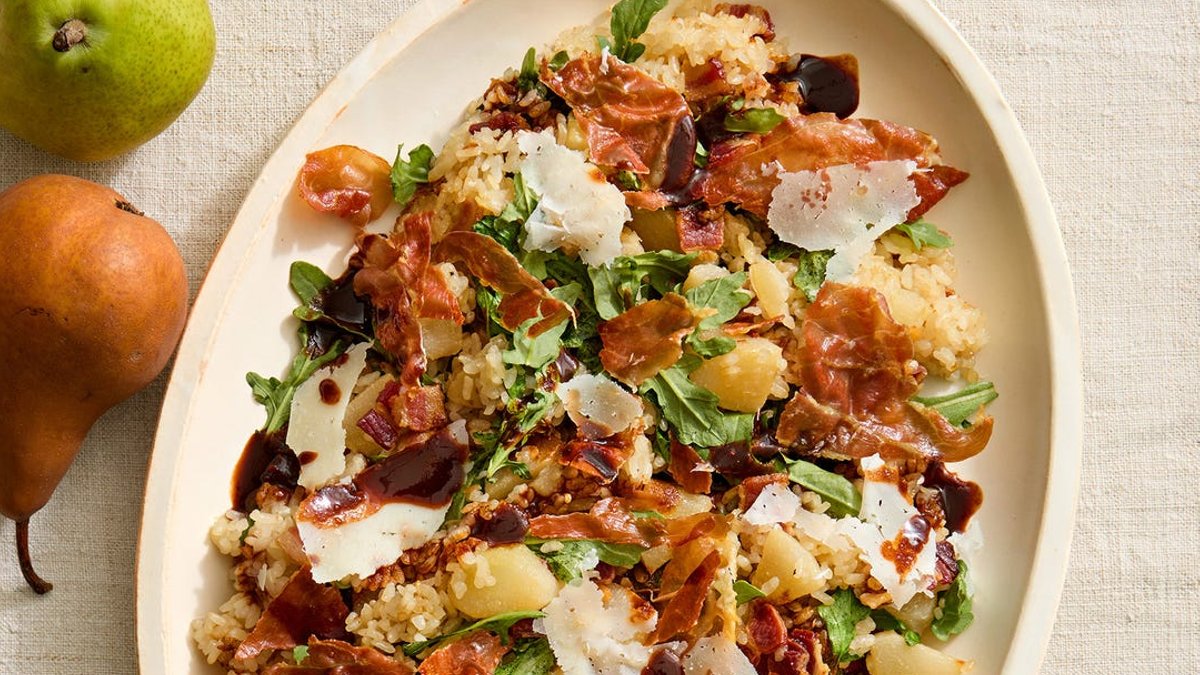James Park's Savory Pear Pot Rice Gets a Korean Twist - savory pear pot rice