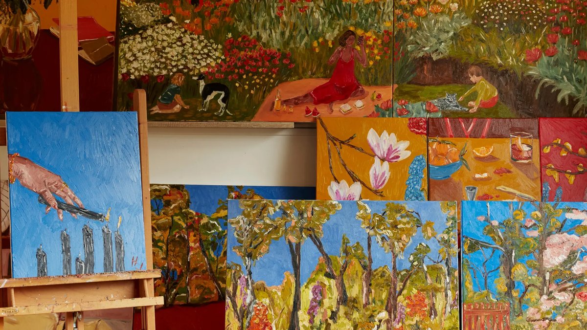Libby Haines' Exhibition Offers A Bright Perspective - libby haines exhibition