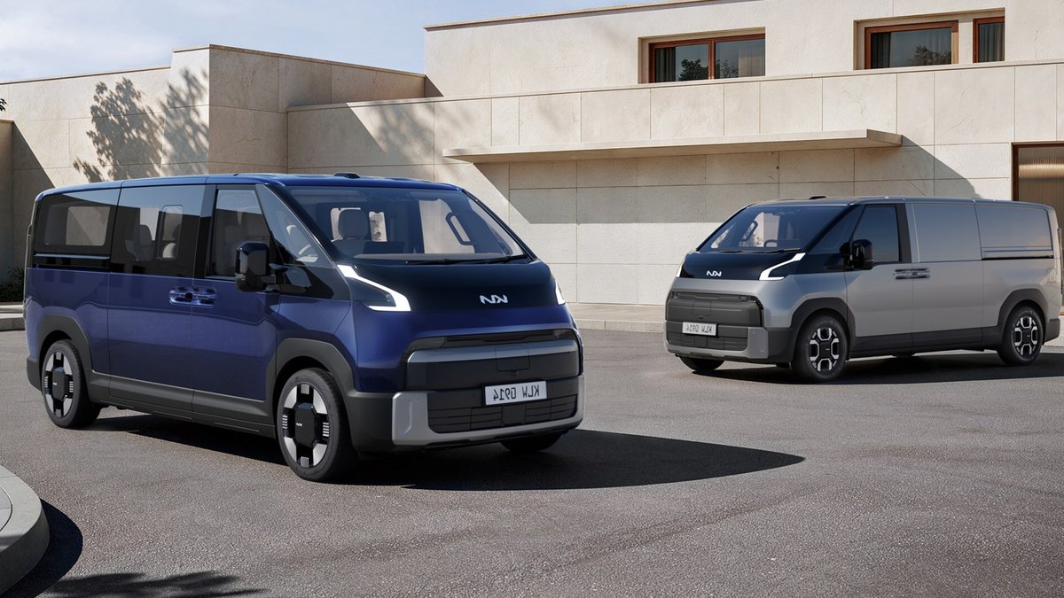 Kia launches electric PV7 van with 285-mile range - kia ev pv7