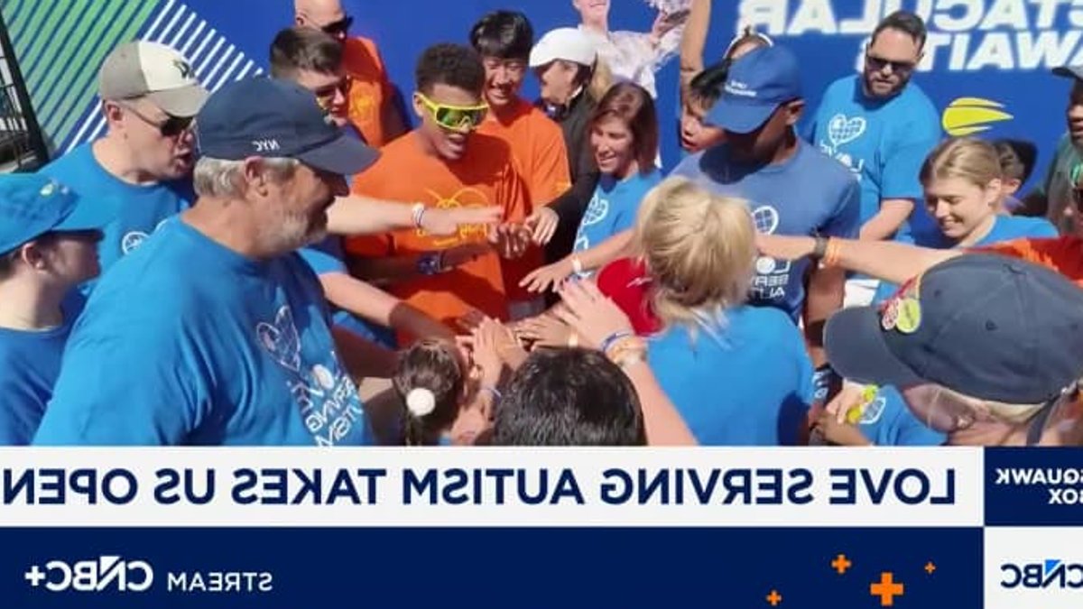 Autistic athletes compete at U.S. Open program - autistic athletes