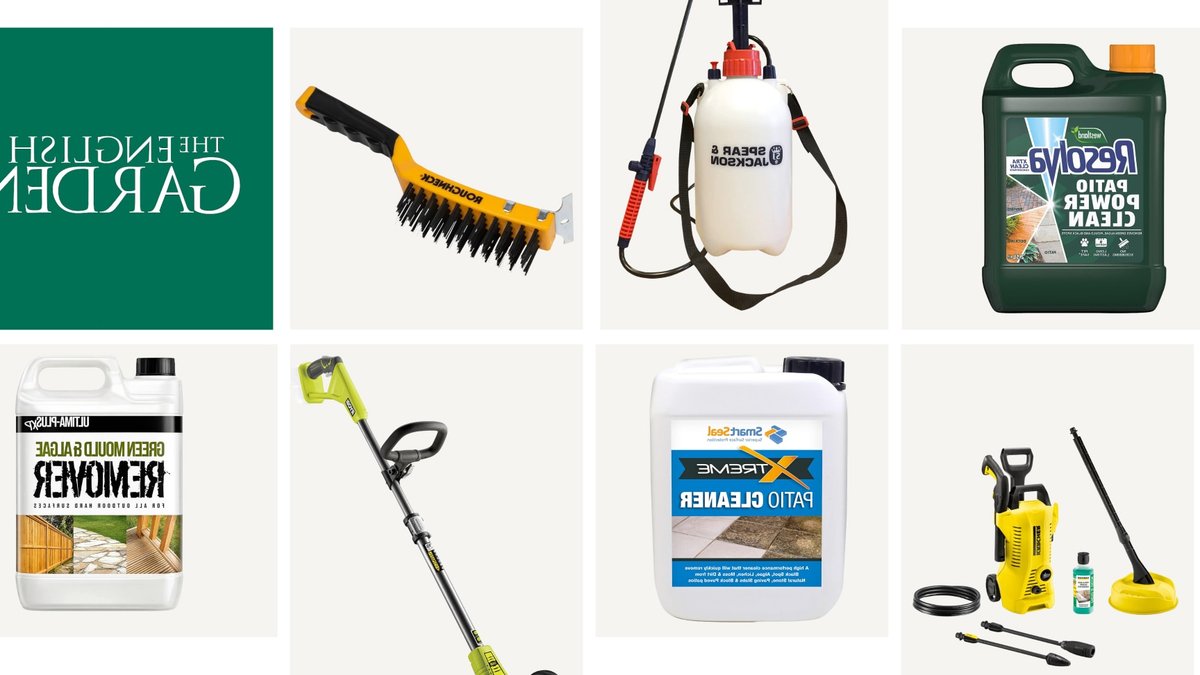 Top products for cleaning patio moss and algae - patio cleaning products