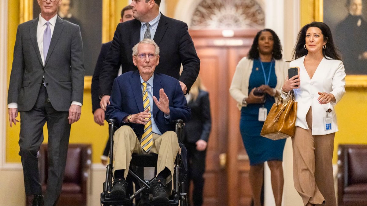 McConnell returns to Senate after three-month health leave - mcconnell returns
