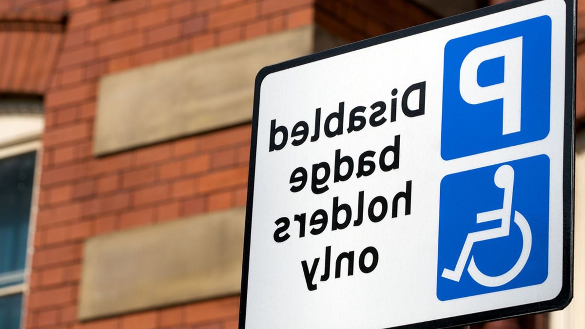 UK Blue Badge Applications Now Available Online Disabled badge holders only sign.