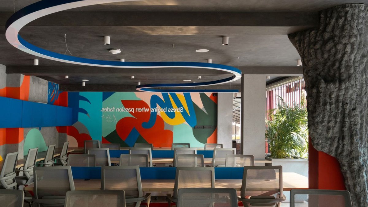 Kerala office built around tree centerpiece