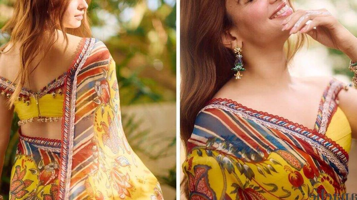 Saree blends centuries-old craft with modern design Saree blends centuries-old craft with modern design - saree modern design