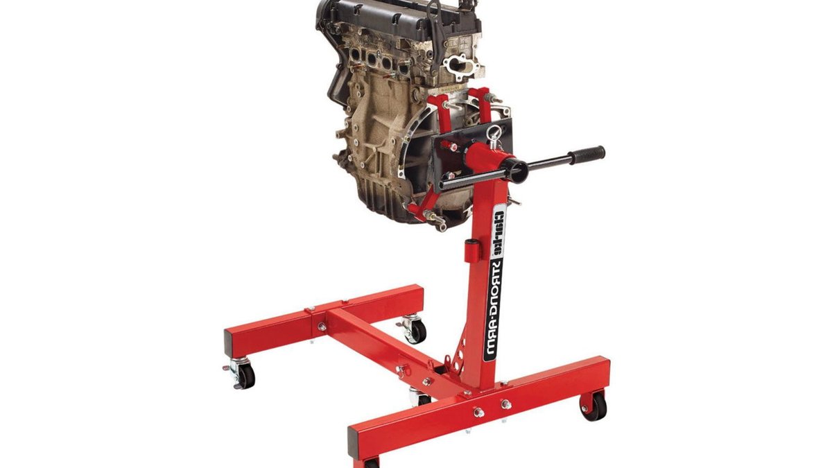 New Folding Engine Stand Simplifies Rebuilds for Hobbyists - folding engine stand