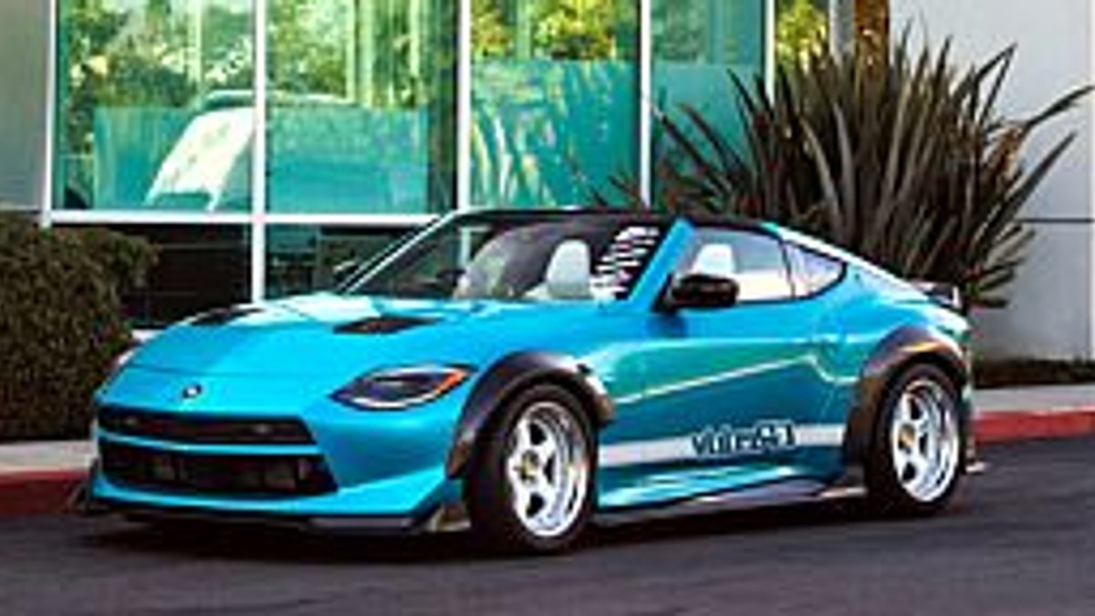 Nissan unveils retro-inspired Z Kaze concept with T-top roof - nissan unveils