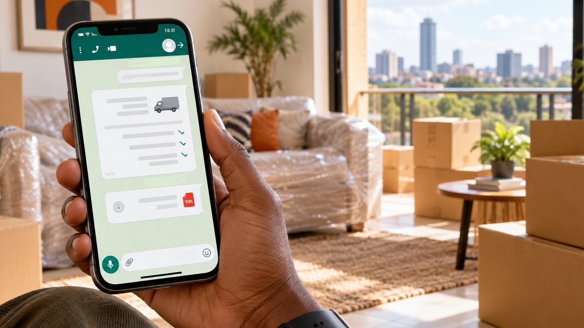 Nairobi Firm Offers Moving Quotes on WhatsApp Get an automated moving quote directly on WhatsApp and receive your detailed KejaMove quotation as a PDF in the same conversa