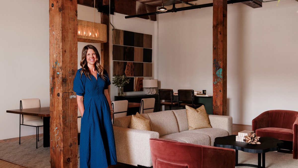 Timber & Tulip Founder Returns to Minneapolis Focus on Custom Brianne Rasmussen in the back room studio at Timber & Tulip’s new home in the Northeast Minneapolis Northrup King Building.