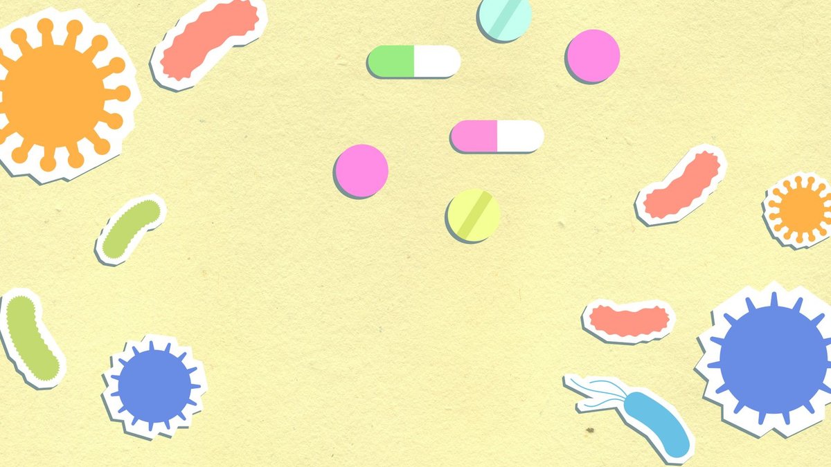 FDA approves new Parkinsons disease treatment Paper cutout of colorful contagious types of viruses on yellow background with pills and capsules for treatment during diseas