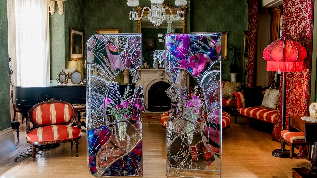 Artist uses shattered glass to reveal hidden histories in Toronto - shattered glass art